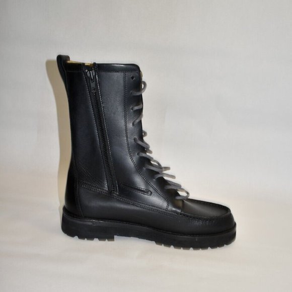 New! Sperry x John Legend Men\'s Tall Moc Toe Boots Black Size 11 US DD338 main image 4